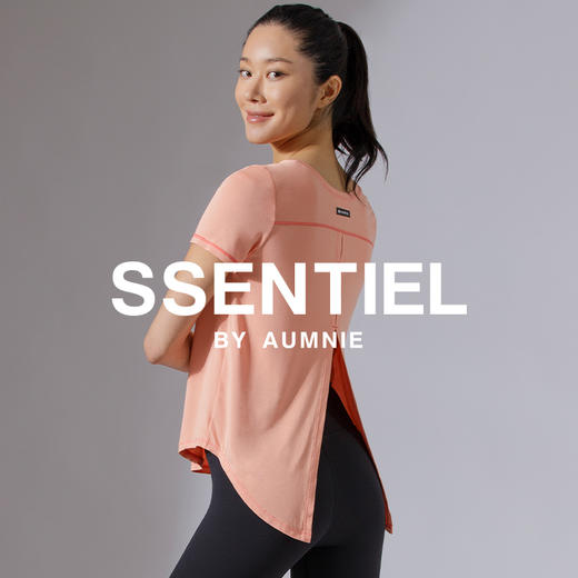 【AUMNIE】开叉绑带穿搭短袖T恤 BACK TIE EVERYDAY SS TEE 商品图0