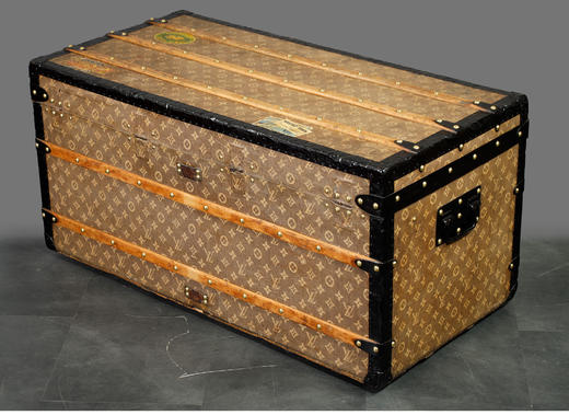 独角鹿西洋古董法国奢侈品牌Monogram经典老花帆布款旅行箱行李箱 商品图4