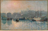 独角鹿西洋古董画家ED.CRÉMIEUX签名布面油画作品《马赛港口》 商品缩略图1