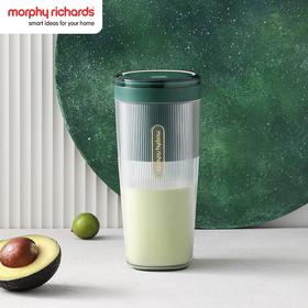 摩飞（Morphyrichards）便携式榨汁机网红无线充电果汁机料理机迷你随行杯MR9800翡冷绿