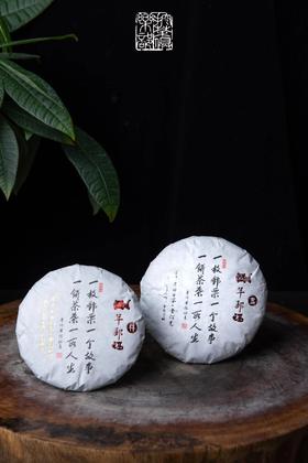 【挖茶】虎年普洱老树白茶·普洱老树红茶国家一级评茶师李云贵制·100g一饼 顺丰包邮