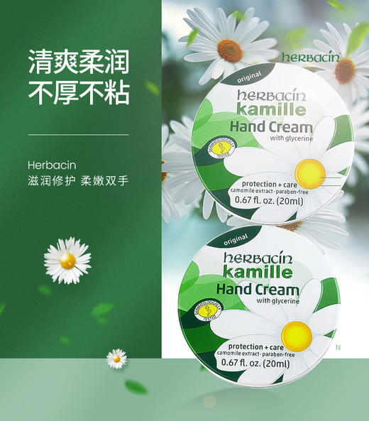 KJ  贺本清小甘菊经典护手霜 20ml 商品图0