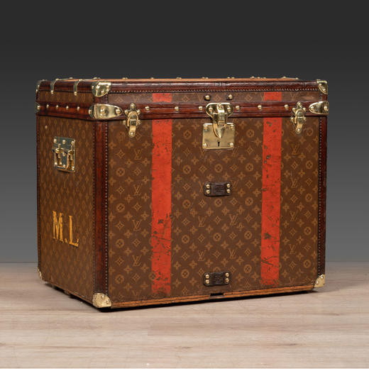 独角鹿西洋古董法国品牌Monogram经典老花款衣帽箱旅行箱行李箱 商品图4