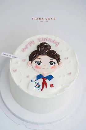 【手绘定制】乖巧小女孩