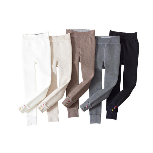 FMBK-QK383 儿童卡通刺绣加绒加厚打底裤 商品图4