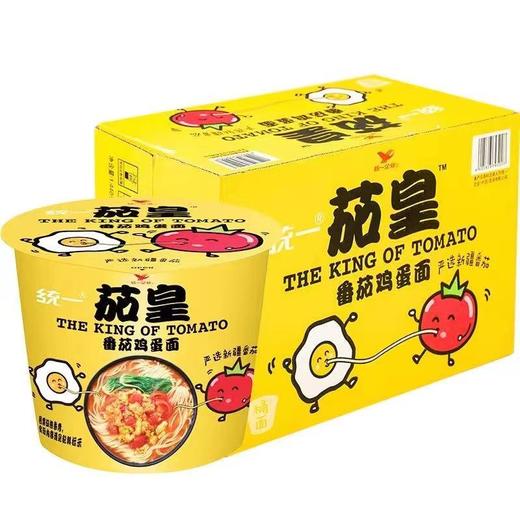 120克*12 统一 茄皇番茄鸡蛋面 商品图0