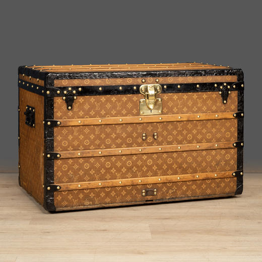 独角鹿西洋古董法国奢侈品牌Monogram经典老花帆布款旅行箱行李箱 商品图0