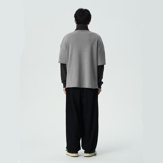 特价款不退不换「Galent极蓝」WY222005/假两件高领卫衣 商品图4