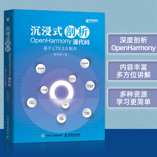 沉浸式剖析OpenHarmony源代码：基于LTS 3.0版本 鸿蒙系统软件开发环境系统架构源代码开源操作分布式子系统 商品图1