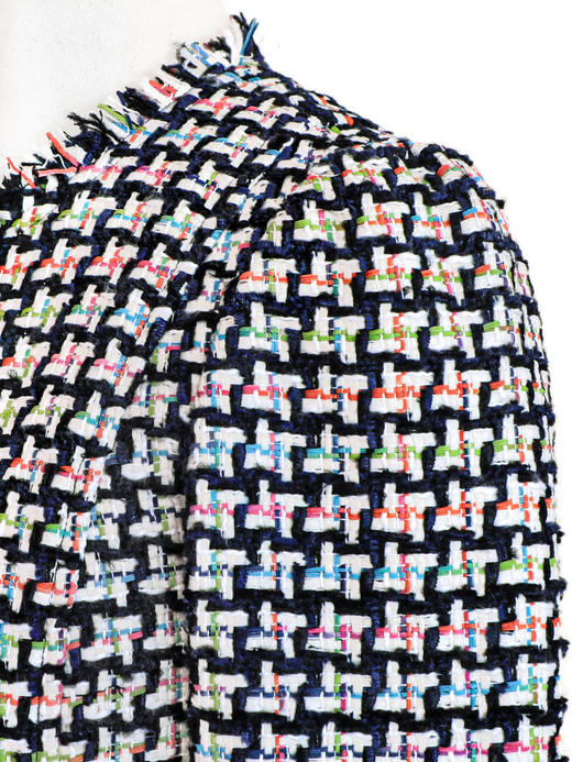 TYNVIE 插袋散口边缘花呢外套 商品图7