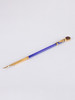 独角鹿西洋古董1880-1920年代法国出品铜鎏金镶嵌蓝色水晶蘸水笔 商品缩略图0