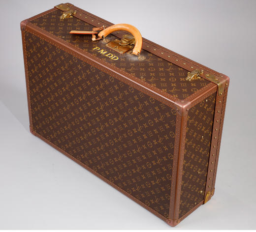 独角鹿西洋古董法国奢侈品牌经典Monogram老花定制款手提行李箱 商品图2