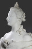 独角鹿西洋古董雕塑意大利卡拉拉大理石贵族妇女半身雕像 商品缩略图3