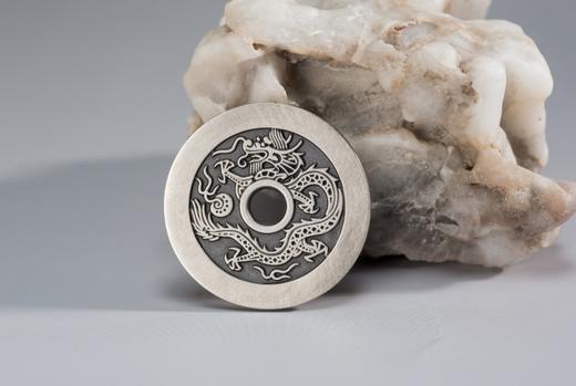 矩德泉坊 纯银手作 龙凤纹花钱（3.4厘米版）083 商品图8