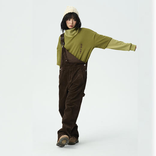 特价款不退不换「Galent极蓝」WY222005/假两件高领卫衣 商品图2