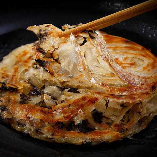 【地道风味丨黄油葱油饼+黄油梅干菜饼组合装2000g】葱油饼定制面粉纯鲜葱制作，色泽金黄酥脆，葱香浓郁；梅干菜饼专用宁波本土梅干菜原料，面粉麦香浓郁顺丰发货 商品图6