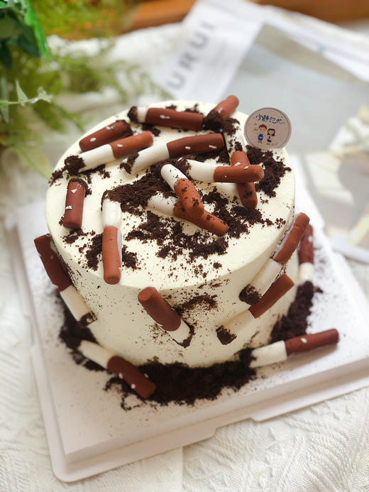 翻糖香烟奶油蛋糕 下单前请仔细阅读商品详情 商品图1