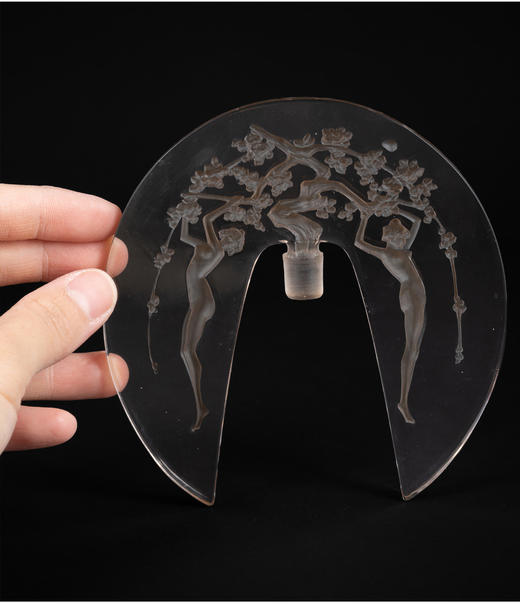 独角鹿西洋古董Lalique莱俪d'Orsay经典水晶香水瓶Leurs âmes 商品图3