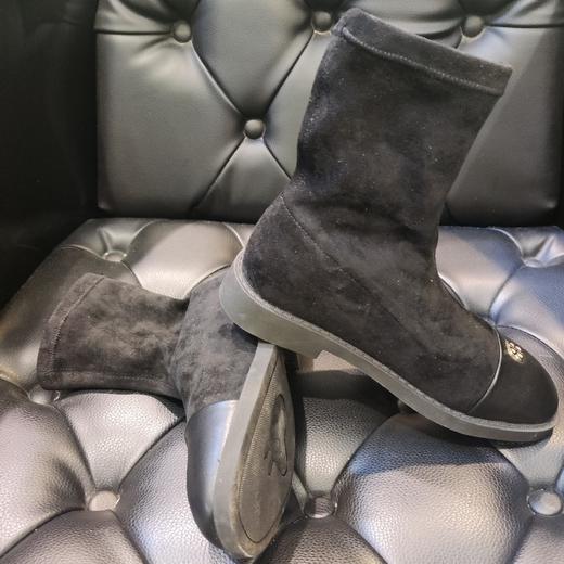 BA003时尚弹力绒短靴 商品图2