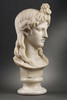 独角鹿西洋古董英国雕塑家Joseph Gott女神主题大理石半身雕塑 商品缩略图1
