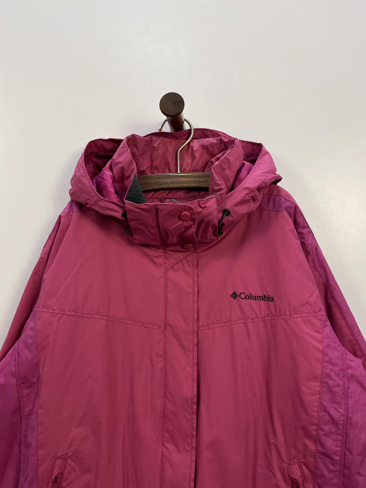 Columbia 哥伦比亚 冲锋衣 粉色数位迷彩拼接 棉服 夹棉外套_CTJK(XL) 商品图0