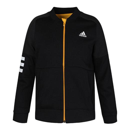 阿迪达斯adidas 男大童针织夹克男童运动外套休闲舒适保暖针织夹克 商品图0