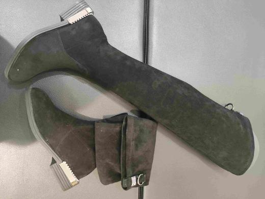 BB704时尚弹力绒过膝长靴 商品图1