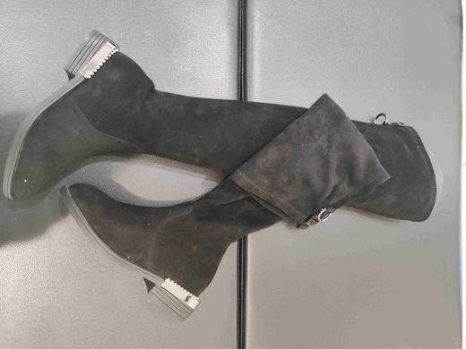 BB704时尚弹力绒过膝长靴 商品图2