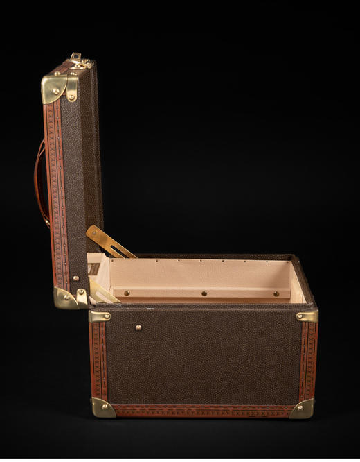 独角鹿西洋古董法国奢侈品牌出品经典款手提梳妆箱 商品图4