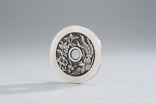 矩德泉坊 纯银手作 龙凤纹花钱（3.4厘米版）083 商品图3