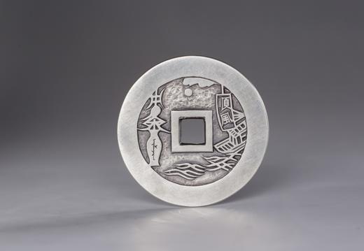 矩德泉坊 纯银手作 一本万利背雕花（5.1厘米版）055 商品图1