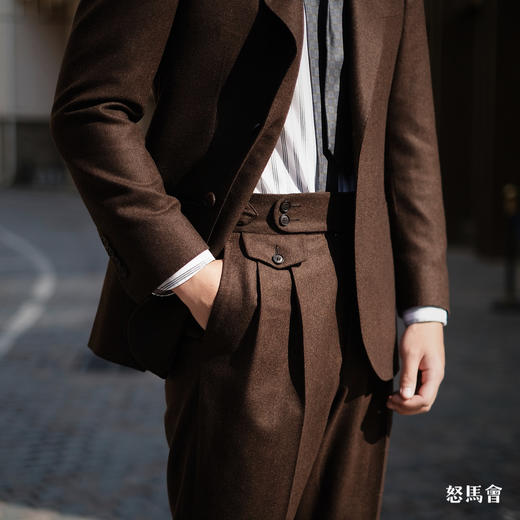 Vitale Barberis Canonico 高克重法兰绒澳洲美丽诺羊毛全麻衬套装 商品图9