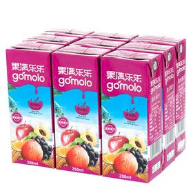 果满乐乐五种水果混合果汁250ml/盒