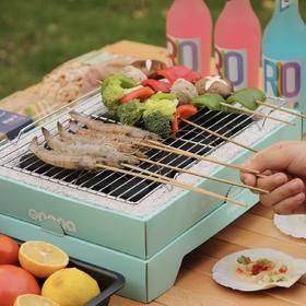  便携式烧烤架 一次性烧烤炉 户外旅行网红烧烤架hwa02