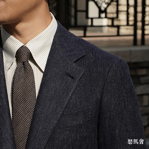 Vitale Barberis Canonico 高克重法兰绒澳洲美丽诺羊毛全麻衬套装 商品图11