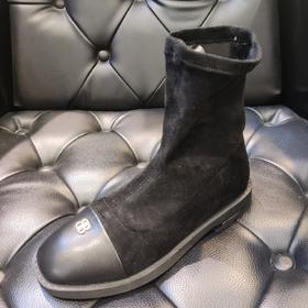 BA003时尚弹力绒短靴