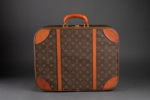 独角鹿西洋古董1960年代法国奢侈品牌出品airbus款手提箱 商品图0