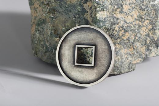 矩德泉坊 纯银手作 宣和重宝篆书（3.8厘米版）076 商品图6