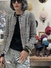 TYNVIE 插袋散口边缘花呢外套 商品缩略图1