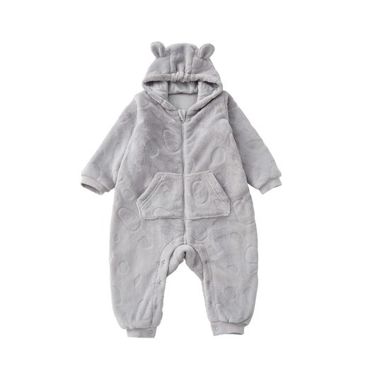 【QHXJ】78元任选2件】【儿童款】i-baby循环锁温暖芯牛奶绒爬服哈衣 商品图0