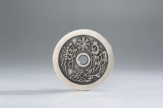 矩德泉坊 纯银手作 山鬼背太上老君图（4.5厘米版）074 商品图1