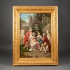 独角鹿西洋古董19世纪末意大利画家Francesco PELUSO出品油画 商品缩略图0