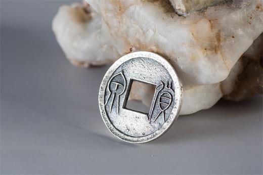 矩德泉坊 纯银手作 货泉（2.0厘米版）066 商品图7