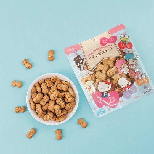 北陆制果  凯蒂饼干 50克 好吃的可爱hellokitty造型小吃 早餐 10包 商品图3