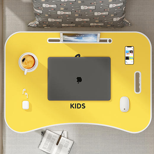 小黄鸭家用床上折叠桌简易卡通学习桌懒人必备 商品图1