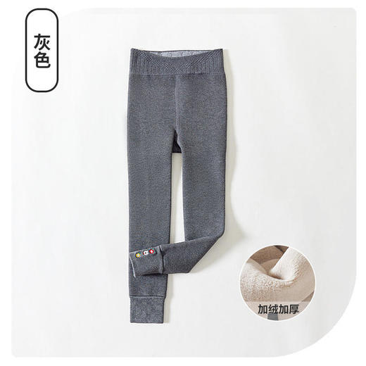 FMBK-QK383 儿童卡通刺绣加绒加厚打底裤 商品图8