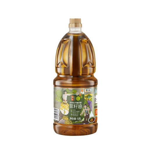 初萃低芥酸浓香菜籽油1.8L 商品图0