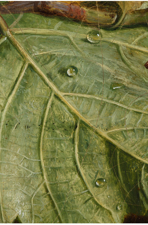 独角鹿西洋古董法国画家签名花卉静物油画《桌上的葡萄李子与桃》 商品图4