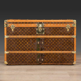 独角鹿西洋古董法国品牌Monogram经典老花款礼服箱行李箱旅行箱