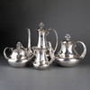独角鹿西洋古董银器1900年代法国新艺术时期出品银制茶具套件 商品缩略图0